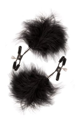 Stymulator-GP FEATHERED NIPPLE CLAMPS Guilty Pleasure BDSM