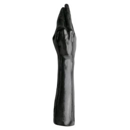 Czarne dildo do fistingu w kształcie ręki 43 cm All Black