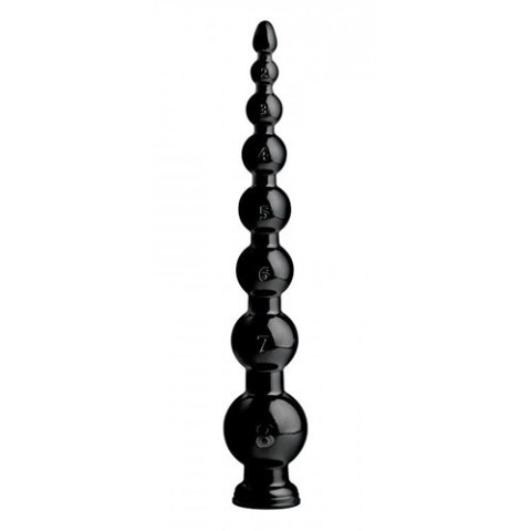 Graduated Bead Anal Snake Anal Dildo - 19 inch Hosed