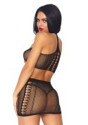 Bielizna-Bielizna-Bandeau top and mini skirt Leg Avenue