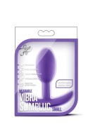 Bielizna-LUXE WEARABLE VIBRA SLIM PLUG SMALL Blush