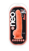 Neo elite 7.5inch cock with balls orange Blush