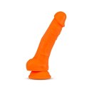 Neo elite 7.5inch cock with balls orange Blush