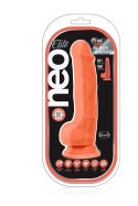 Neo elite 7.5inch cock with balls orange Blush