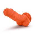 Neo elite 7.5inch cock with balls orange Blush