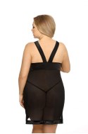 Samara black chemise XL+ ( czarna halka ) Anais