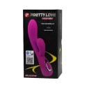 Wibrator sterowany aplikacją 12trybów usb 19cm sex Pretty Love