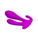 Potrójny masażer dla kobiet plug silikonowy dildo Pretty Love