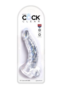 King cock 7.5 in cock w balls Pipedream