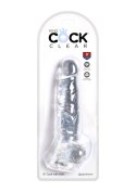 King cock 8 inch cock w balls Pipedream