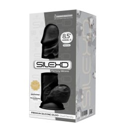 Silikonowe dildo sztuczny penis przyssawka 20,5 cm Silexd