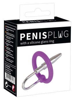 Zatyczka do cewki moczowe bdsm pierścień na penisa Penisplug