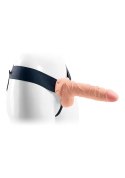 Proteza-VIBRATORE STRAP ON CAVO REAL RAPTURE 8 FLESH WITH BALLS