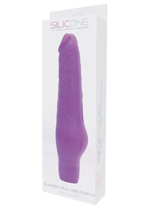 VIBRATORE REALISTICO GLANSEE REAL VIBE SILICONE PURPLE