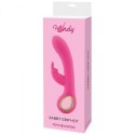 Wibrator-VIBRATORE RABBIT HANDY RISCALDANTE RABBIT GRIP HOT PINK