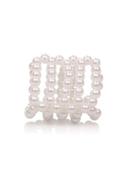 Pearl Stroker Beads Small White