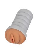 Ribbed Gripper Tight Pussy Brown skin tone