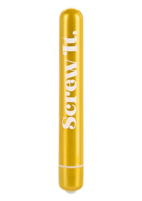 Screw it. Powerful Vibrator Yellow