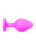 Mały korek analny sex plug silikonowy ozdobny 8cm B - Series HeavyFun