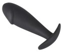 Silikonowy korek analny mały penis plug sex 10cm Black Velvets