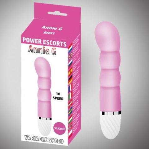 Annie g pink 16,5 cm silicone vibrating 10 speed Power Escorts