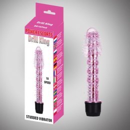 Drill king pink 16,8 cm x 3,8 cm vibrating 10 speed Power Escorts