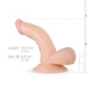 Dildo zagięte realistyczne silikonowe z przyssawką Easytoys