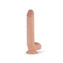 Elastyczne realistyczne żylaste dildo z przyssawką Easytoys