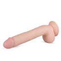 Elastyczne realistyczne żylaste dildo z przyssawką Easytoys