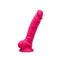 Wytrzymałe mocne dildo penis z przyssawką sex 18cm Alive