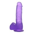 Dildo na przyssawce realistyczny jędrny penis 19cm BAILE