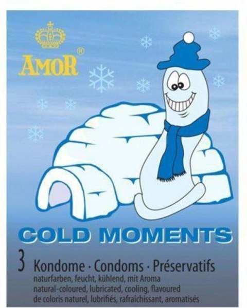 Prezerwatywy chłodzące amor cold moments 3szt Amor