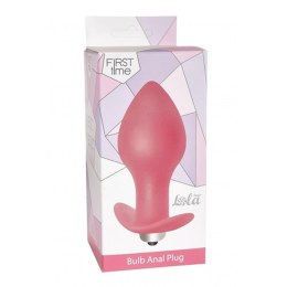 Wibrujący korek analny plug zatyczka silikon 7cm Lola Toys