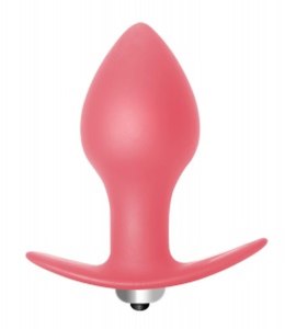 Wibrujący korek analny plug zatyczka silikon 7cm Lola Toys