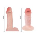 Zestaw strapon uprząż 2x dildo ralistyczne 10cm BAILE