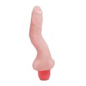 Zginany wibrator penis realistyczny naturalny 19cm BAILE