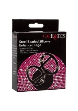 Beaded Silicone Enhancer Cage Black