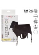 Boundless Thong with Garter Black