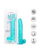 Queen Size Dong 10 Inch Blue