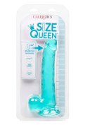 Queen Size Dong 8 Inch Blue