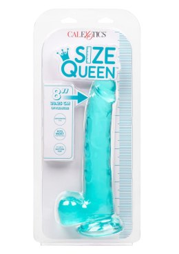 Queen Size Dong 8 Inch Blue