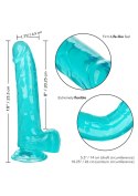 Queen Size Dong 8 Inch Blue