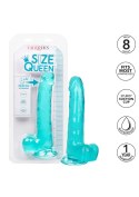 Queen Size Dong 8 Inch Blue