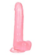 Queen Size Dong 8 Inch Pink