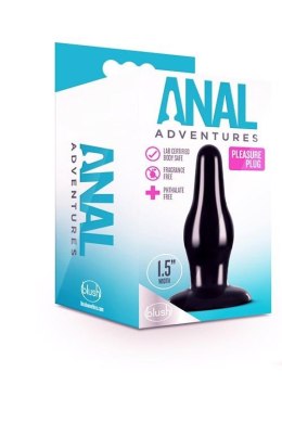 ANAL ADVENTURES PLEASURE PLUG BLACK Blush