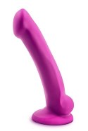 Gładkie silikonowe dildo z przyssawka 16,5 cm Blush