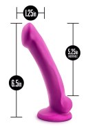 Gładkie silikonowe dildo z przyssawka 16,5 cm Blush