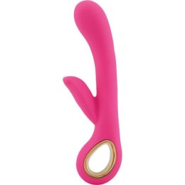 Vibratore rabbit handy handle petal grip pink Toyz4lovers