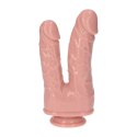 Podwójne cieliste dildo żylaste realistyczne Toyz4lovers