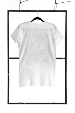 T-shirt men white L regular Demoniq